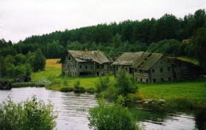 Old houses in Karelia