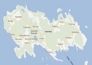 Vormsi, Estonia's fourth largest island (Swedish: Ormsö)